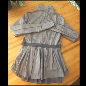 Lululemon riding peplum back jacket.